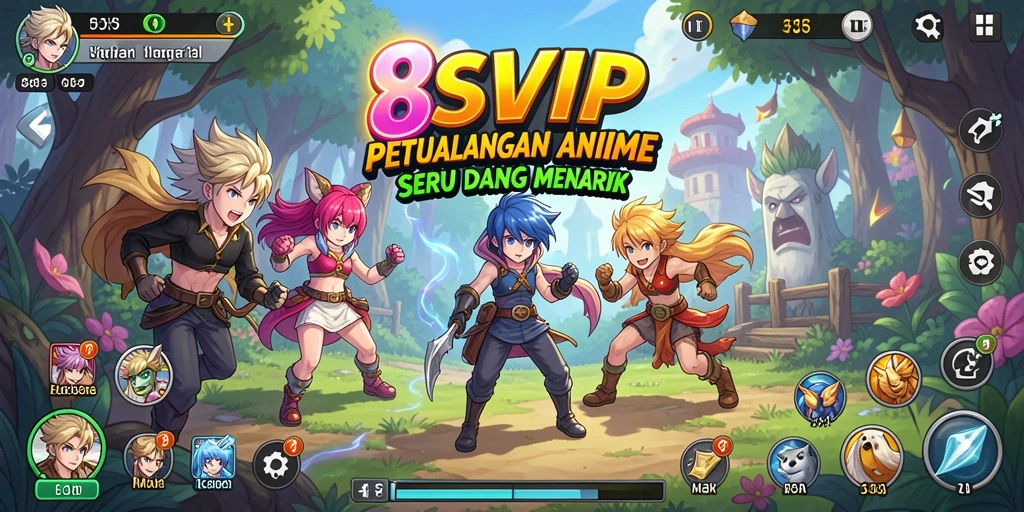 Gameplay <strong>8SVIP</strong> yang seru dan menarik dengan karakter Anime.