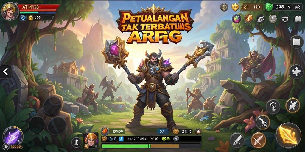 Gameplay seru di dunia fantastis dengan aksi yang mendebarkan.