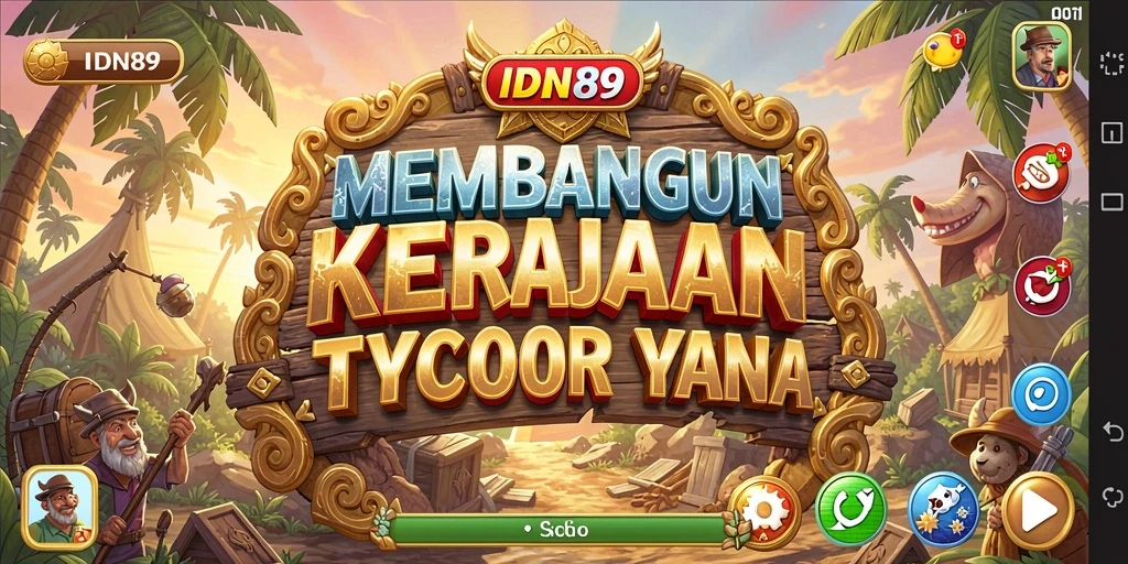 Tangkapan layar gameplay IDN89 dengan suasana Tycoon yang menarik.