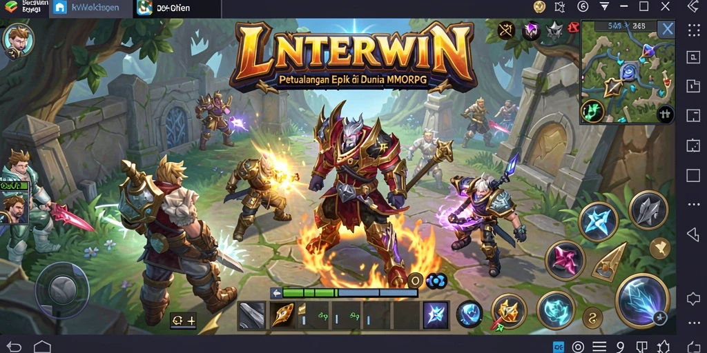 Tangkapan layar gameplay <strong>LNTERWIN</strong> yang menarik dan penuh aksi.