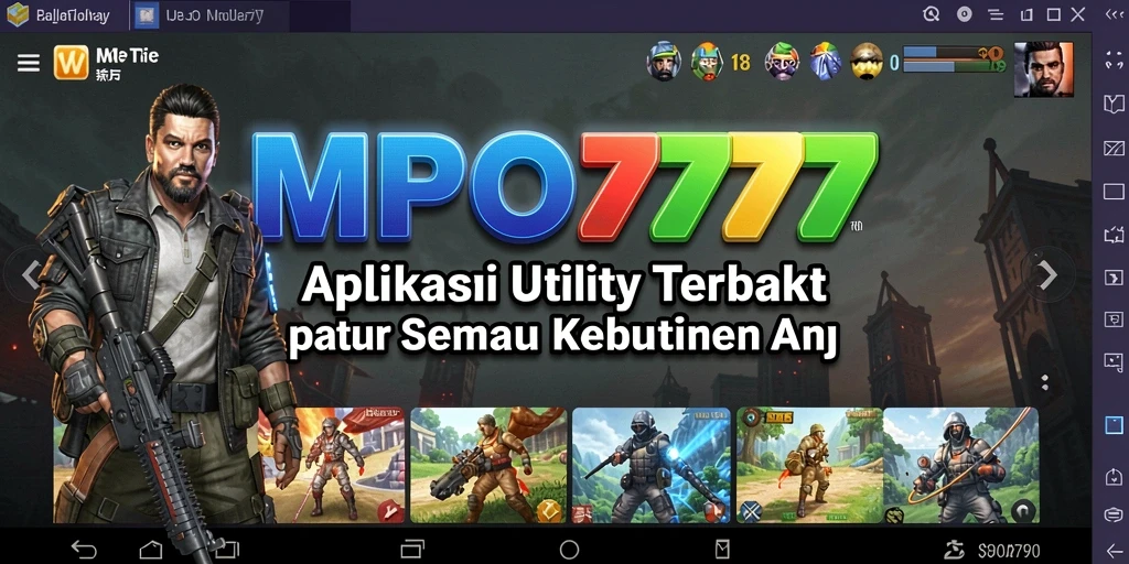 Tampilan antarmuka MPO777 yang sederhana dan efektif.