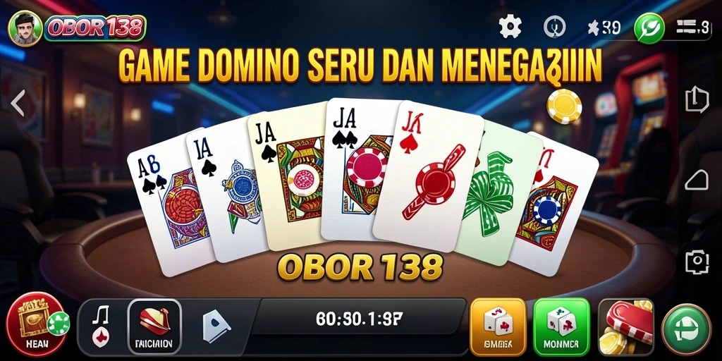 Tampilan gameplay Domino yang menarik dan penuh warna.