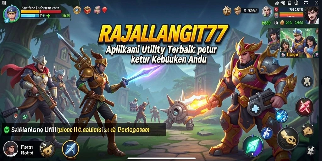 Screenshot utama RAJALANGIT77 dengan tampilan antarmuka yang user-friendly.