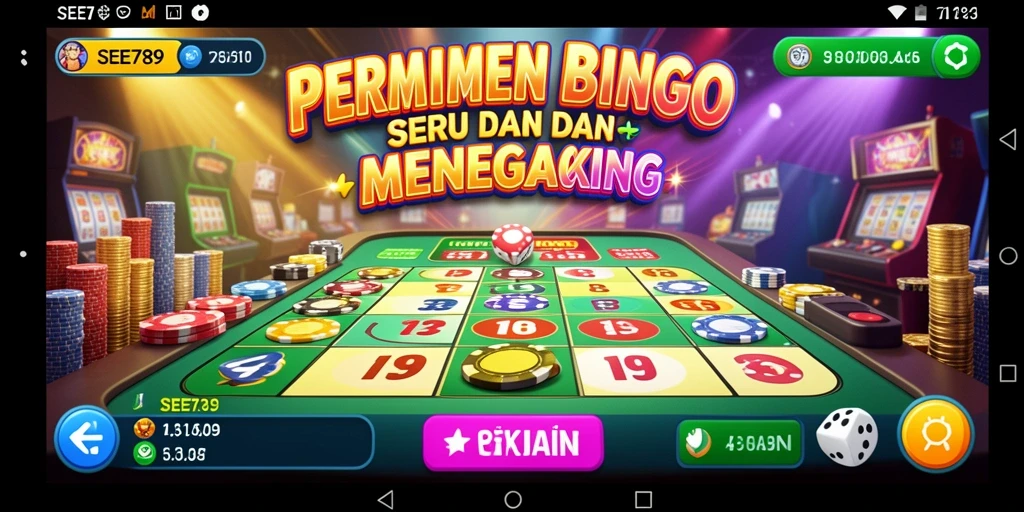 Screenshot gameplay SEE789 menampilkan aksi seru permainan Bingo.