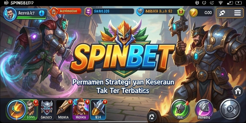 Tampilan gameplay SPINBET yang menarik dan mendebarkan.